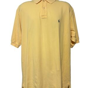 Polo by Ralph Lauren Men’s Short Sleeve Classic Fit Bright Yellow Polo Shirt XXL